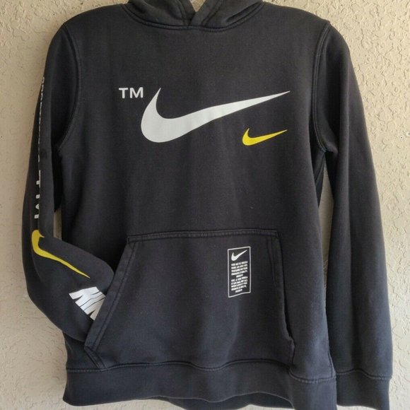 Nike | Shirts & Tops | Nike Sportswear Tm Hoodie Boys Large Black | Poshmark